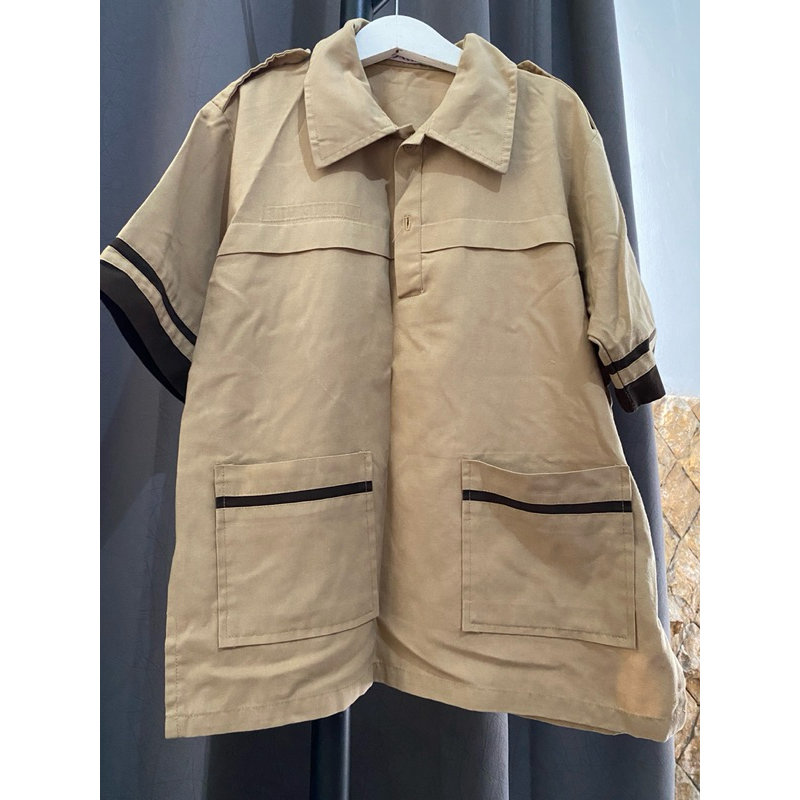 Preloved bekas second | seragam sekolah anak| seragam pramuka anak perempuan | seragam putih lengan 