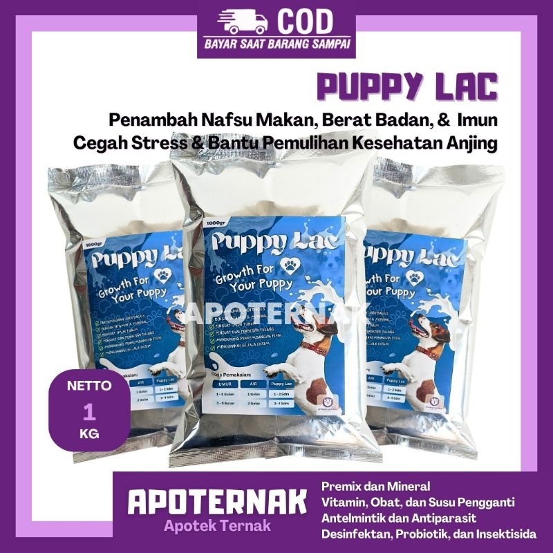 SUSU ANJING PUPPY LAC 1KG - Puppylac Susu Anjing Berkualitas