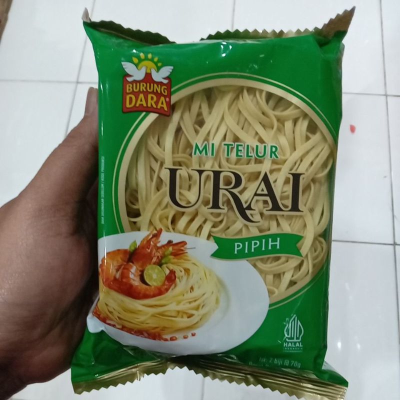 

Mi Burung Dara Mi Telur Urai Pipih 140 gram