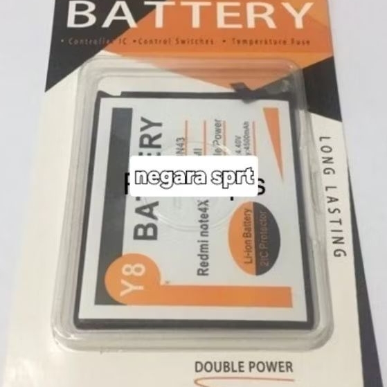 BATRE BATERAI DOUBLE POWER XIAOMI REDMI 4X BN 43