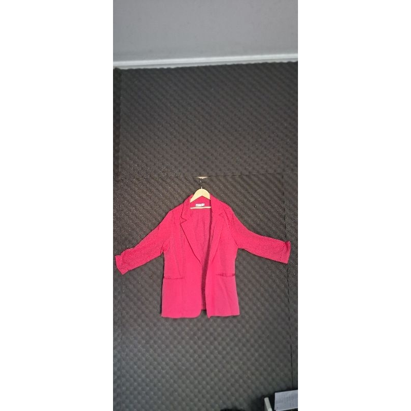 Preloved blazer Fushia