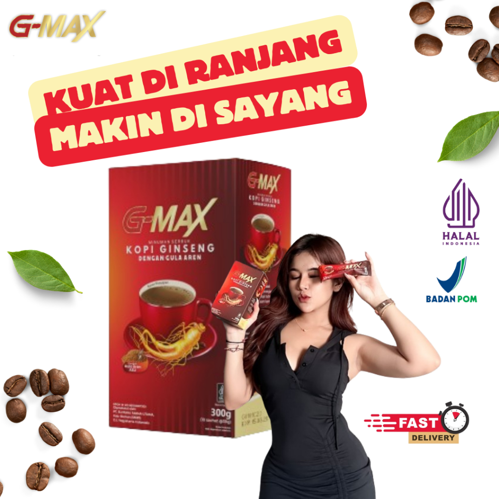 

Kopi G max Original - Kopi Kuat Tahan Lama Tingkatkan Stamina Pria Dewasa & Bertenaga Diatas Ranjang - BISA COD