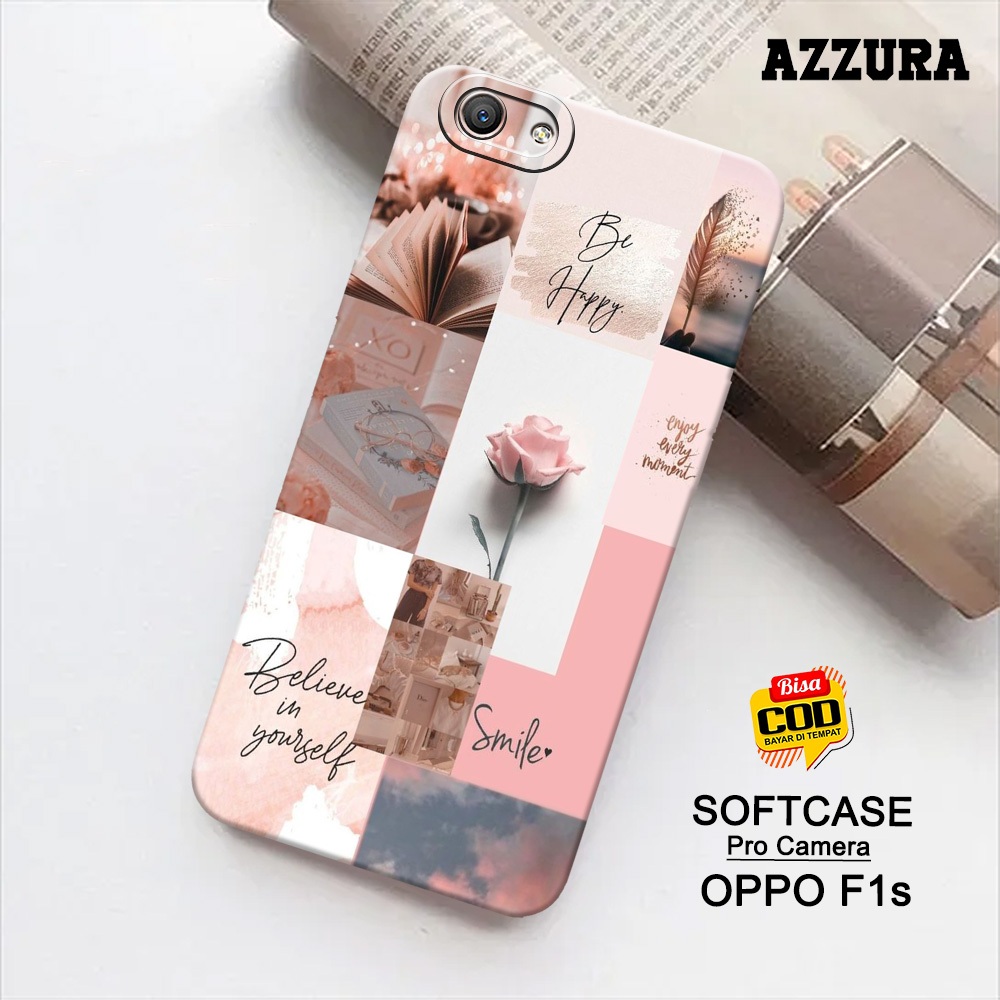 AZZURA - Softcase Oppo F1s Terbaru - Bunga Case - Case Oppo F1s Terbaru - Casing Hp Oppo F1s Terbaru