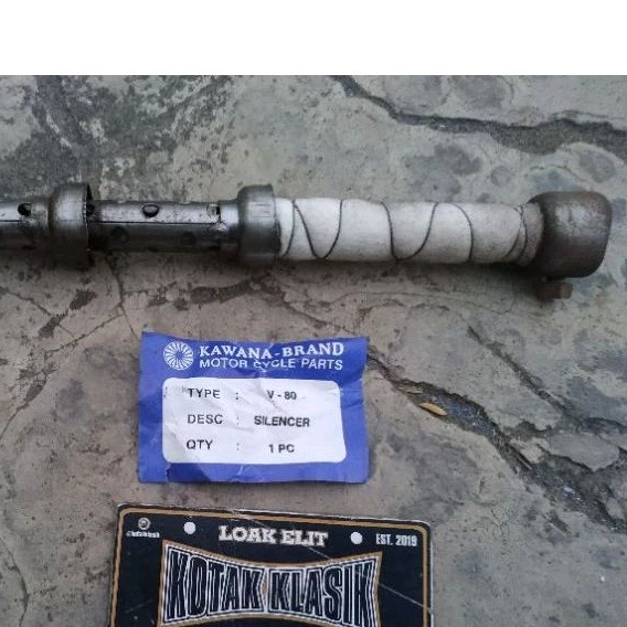 sarangan knalpot yamaha v80