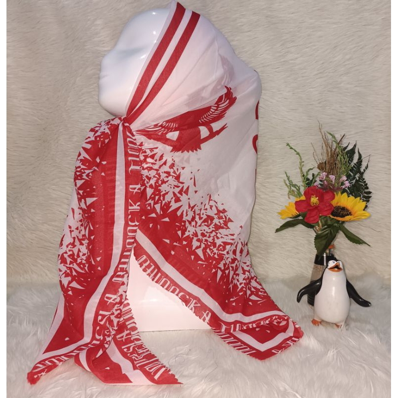 Denay Motif/segi empat motif denay terbaru/S4 deenay/denay merah putih/ jilbab17 agustus/jilbab keme