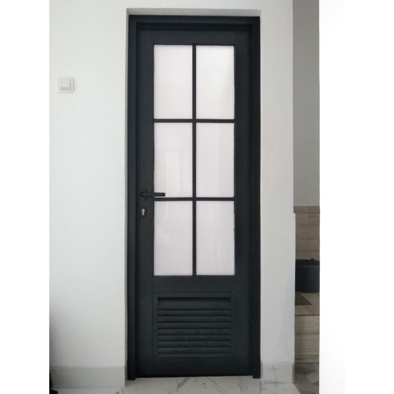 Pintu Kamar mandi motif ornamen custom