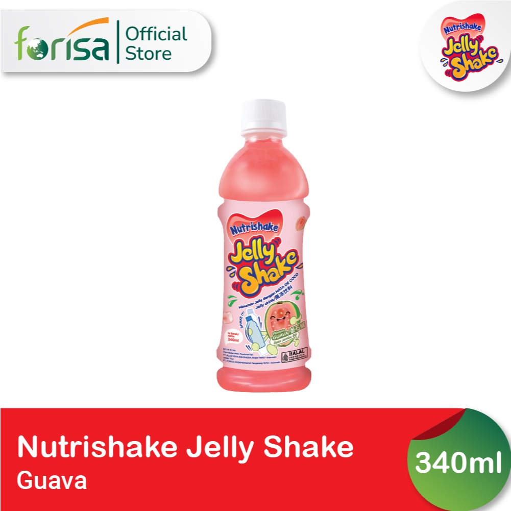 

Nutrishake Jelly Shake Minuman Instant Rasa Guava 340 ml