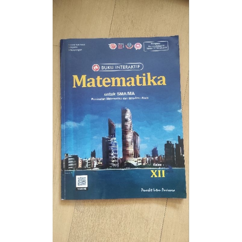 Buku PR/LKS Matematika Kelas XII/12 Semester 1 Kurikulum K13 Intan pariwara Tahun 2023