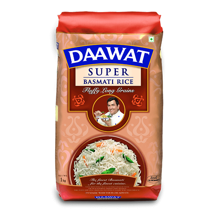 

Daawat SUPER Basmati Rice 1kg | Beras Basmati | Beras India | Indian Rice