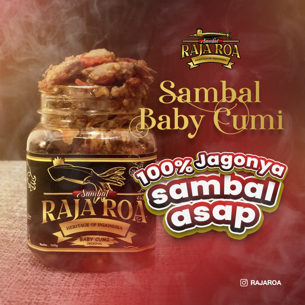 

Raja Roa | Sambal Baby Cumi Original