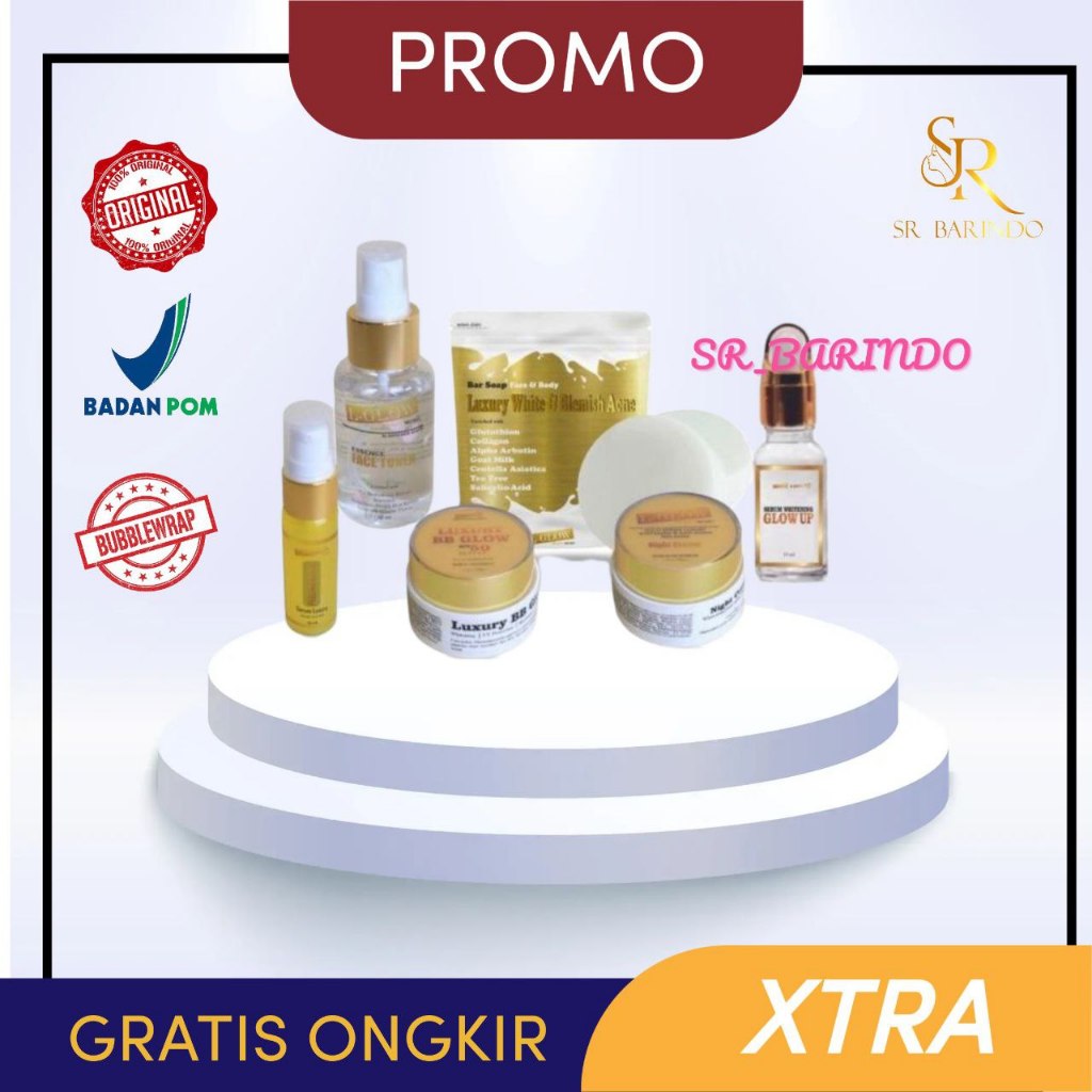 LGLOW PEELING WHITE  / L GLOW SOAP LUXURY/ BB GLOW LUXURY / LGLOW SKINBARIER MOIST / TONER LGLOW / F