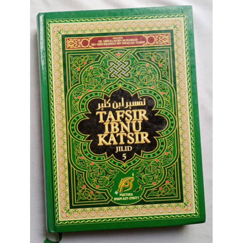 TAFSIR IBNU KATSIR Jilid 5 EDISI BESAR Ibnu Katsir Pustaka Imam Asy-Syafi'i buku islam bekas prelove