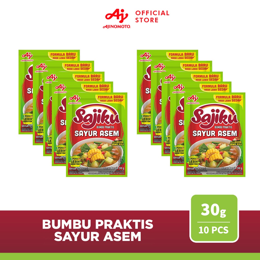 Sajiku® Bumbu Praktis Sayur Asem 30gr (10 pcs)