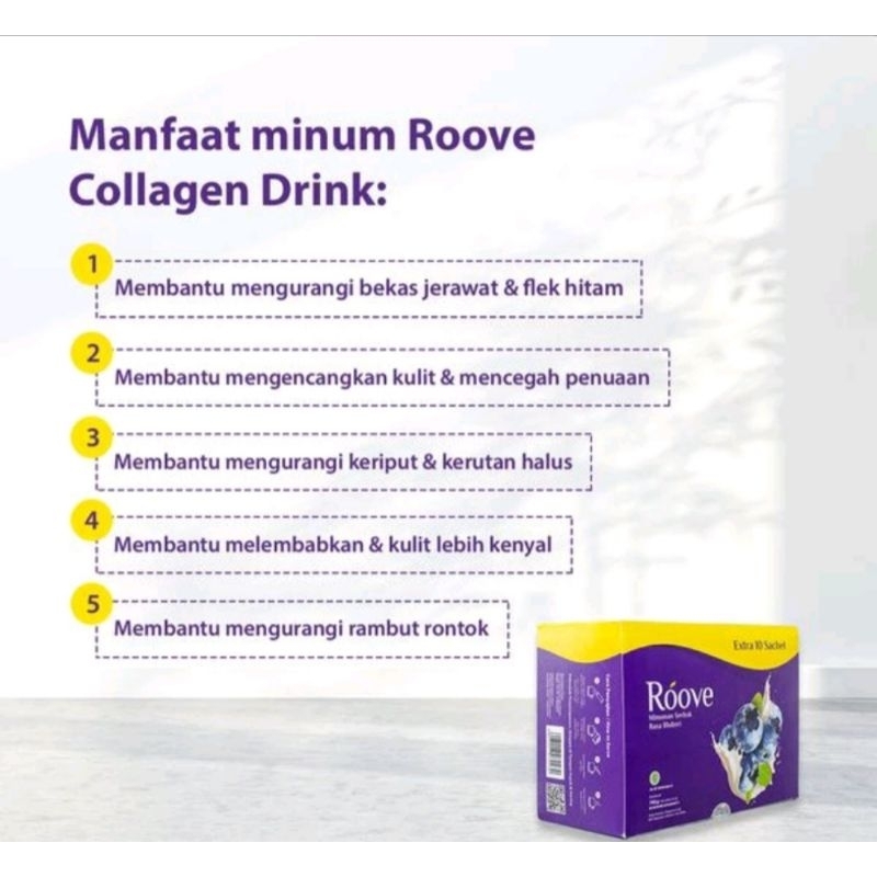 

ROOVE/minuman kesehatan