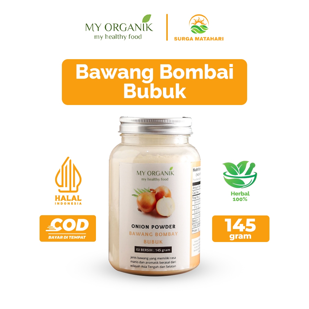

My Organik Bawang Bombay Bubuk Premium Onion Powder Murni Premium Asli