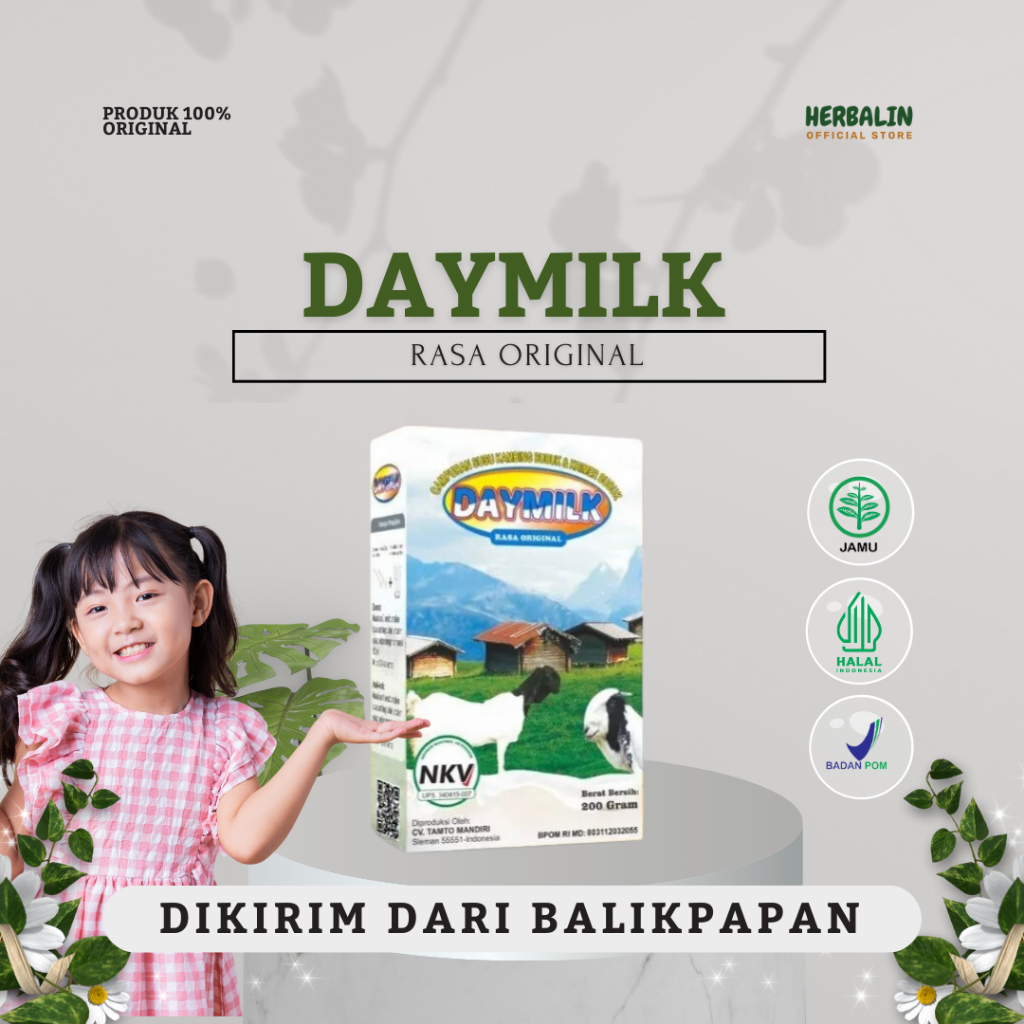 

Daymilk - Susu Kambing Etawa - Susu Kambing Rasa Original - Susu Kambing Bubuk Balikpapan