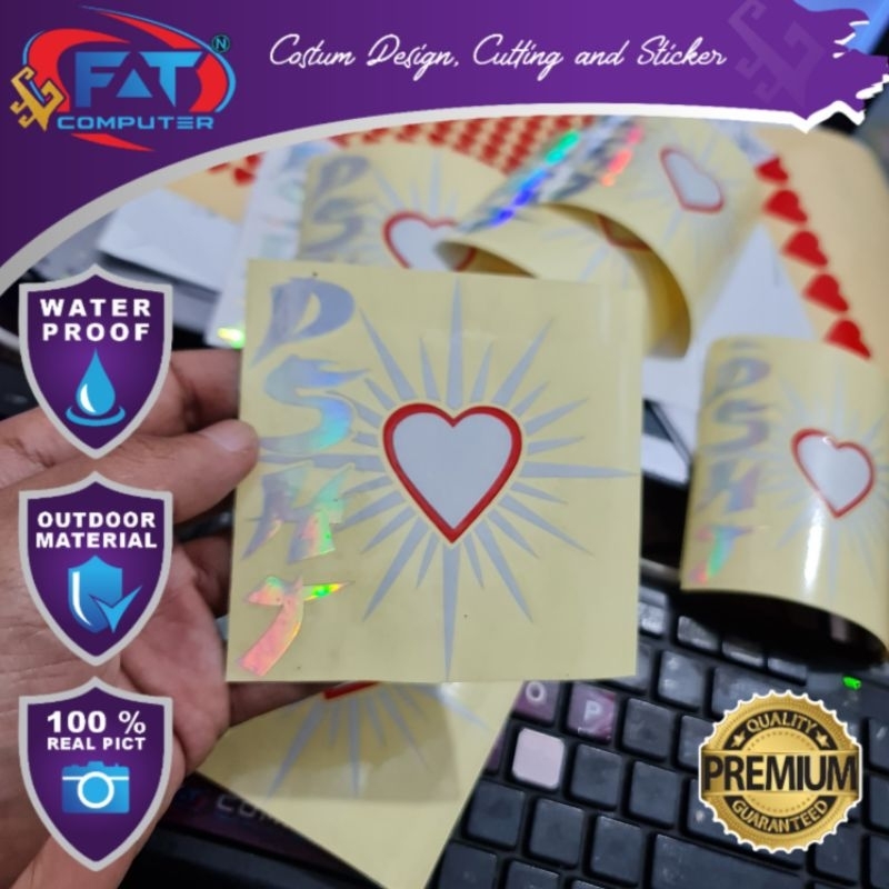 

Stiker Cutting Hologram Kombinasi Reflektif Design Terbaru