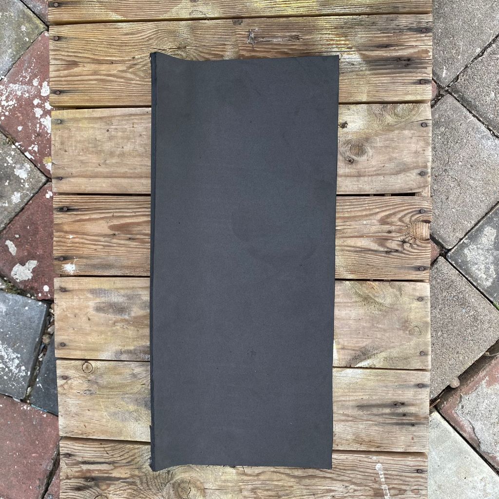 Spon eva hitam ukuran 170cm x 60cm tebal 20mm / 2cm bantalan amplas busa ati alas aquarium spon ati 