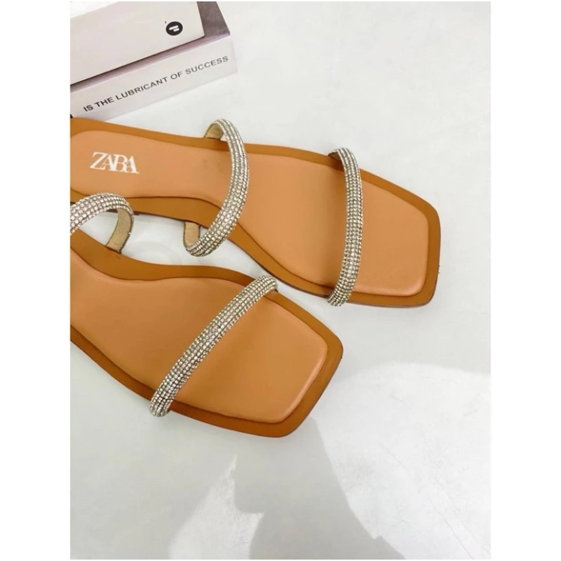 Sandal Flat Wanita ZS Sandal Flat Wanita Terbaru Sandal Flat Kondangan Wanita Sandal Flat Wanita Kek