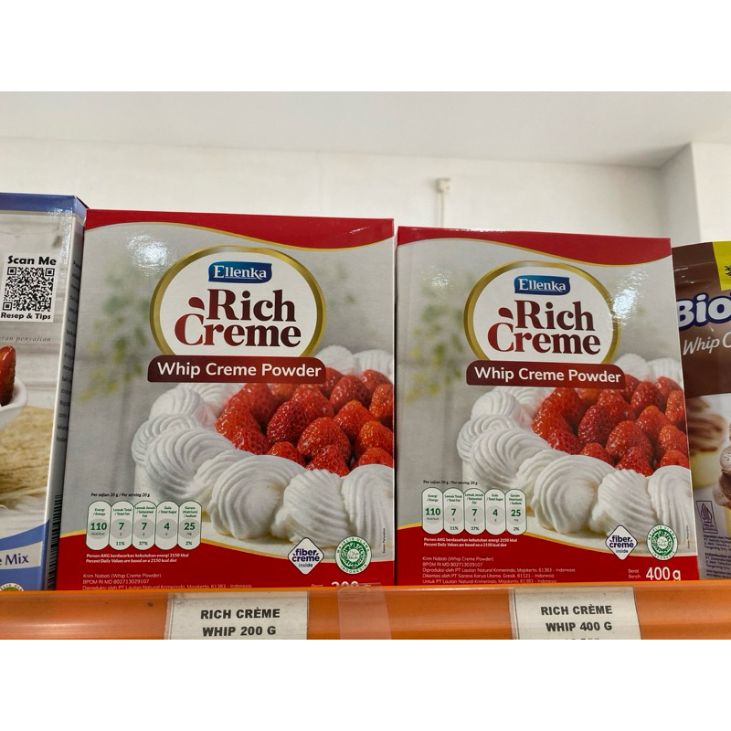 

rich creme whip creme wip crim wipkrim 400 g 200 g murah grosir