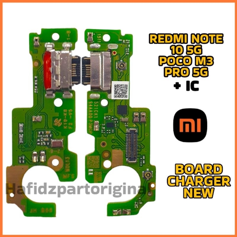Board Charger Papan Konektor Cas Xiaomi Redmi Note 10 5G / Poco M3 Pro 5G New