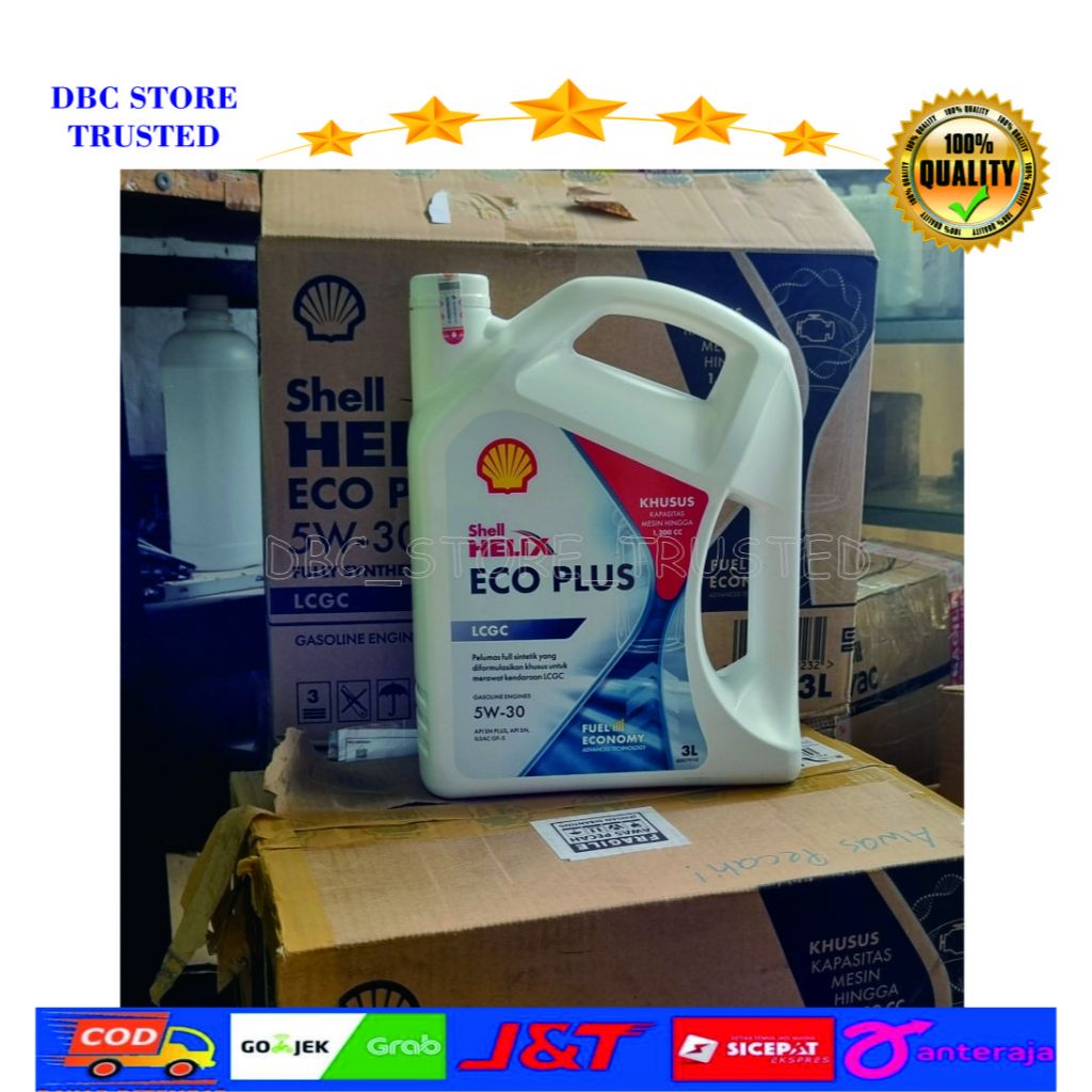 Oli Mobil Shell Helix ECO 5W-30 LCGC 3L