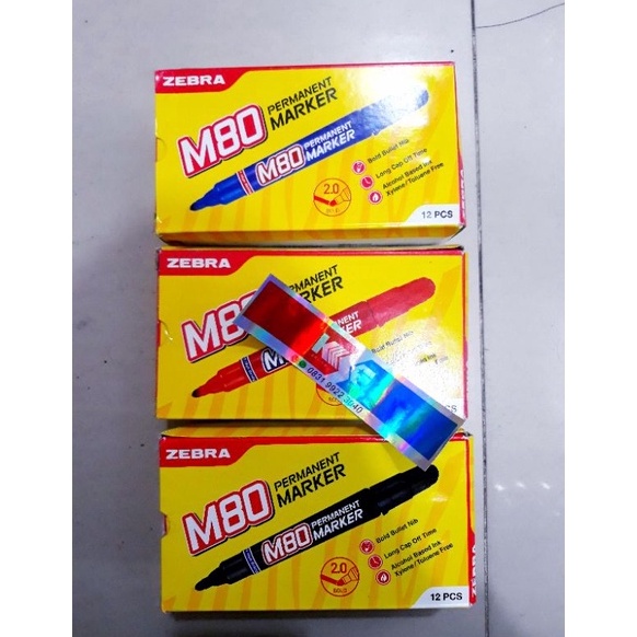 

SPIDOL PERMANEN BESAR UJUNG TEBAL 2mm ZEBRA M8 ISI 12pcs KODE U3Z9