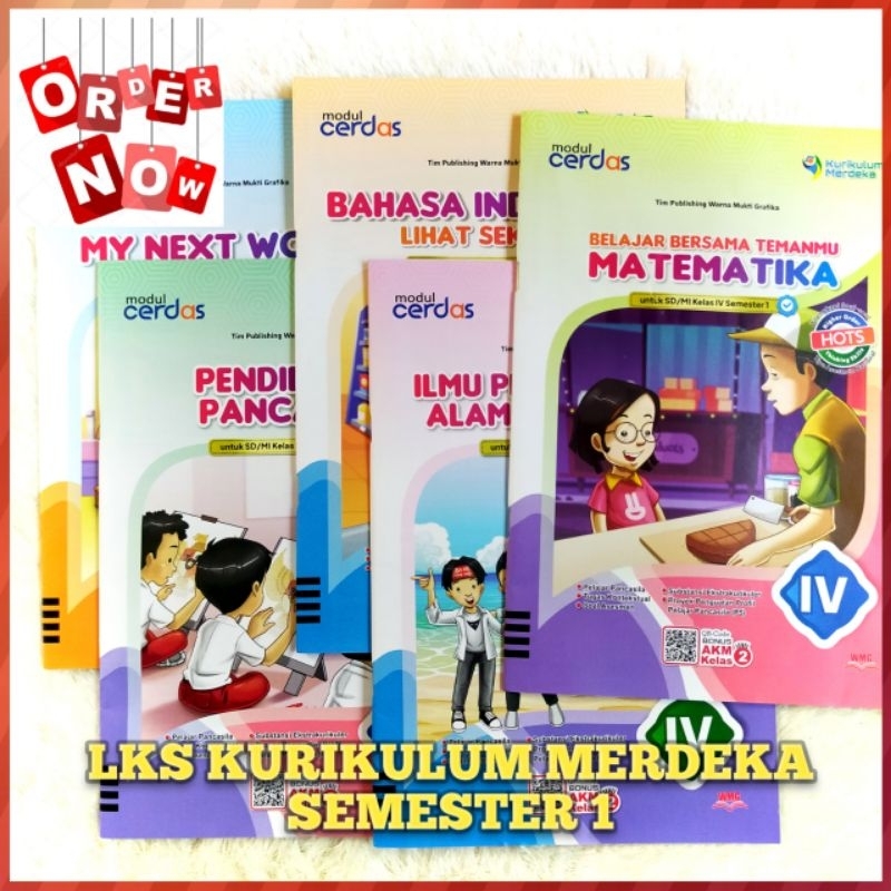 LKS Kurikulum Merdeka Kelas 4 SD/MI Semester 1 - PT. Warna Mukti Grafika