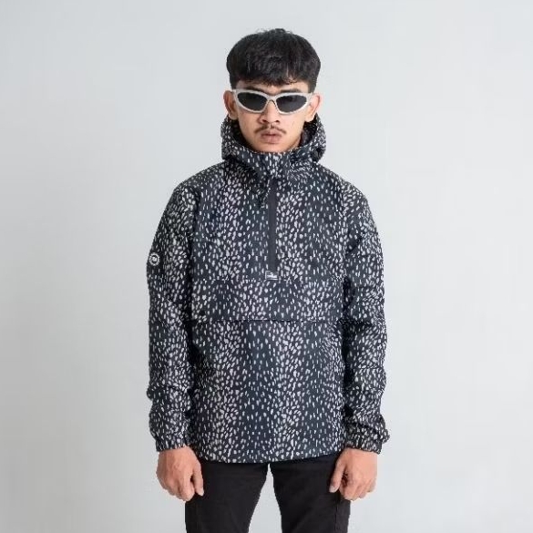 TROUBLEMAKER ANORAK JACKET - CLASSIC POLKADOT -  CAGOULE JACKET - OUTDOOR JACKET - CASUAL JACKET