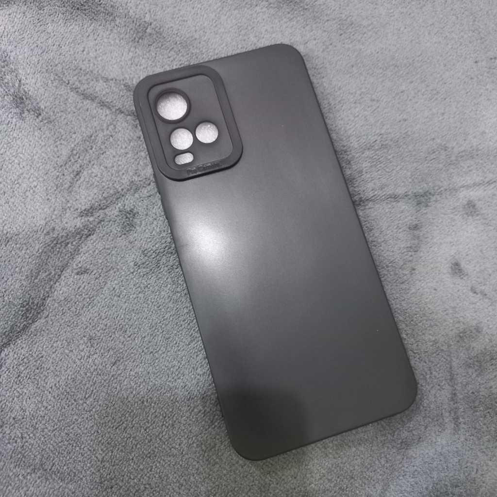 Softcase Black Matte Case Vivo Y21 , Y21s , Y33s , Y33t , Y21a , Y21t Hitam Polos Best Seller