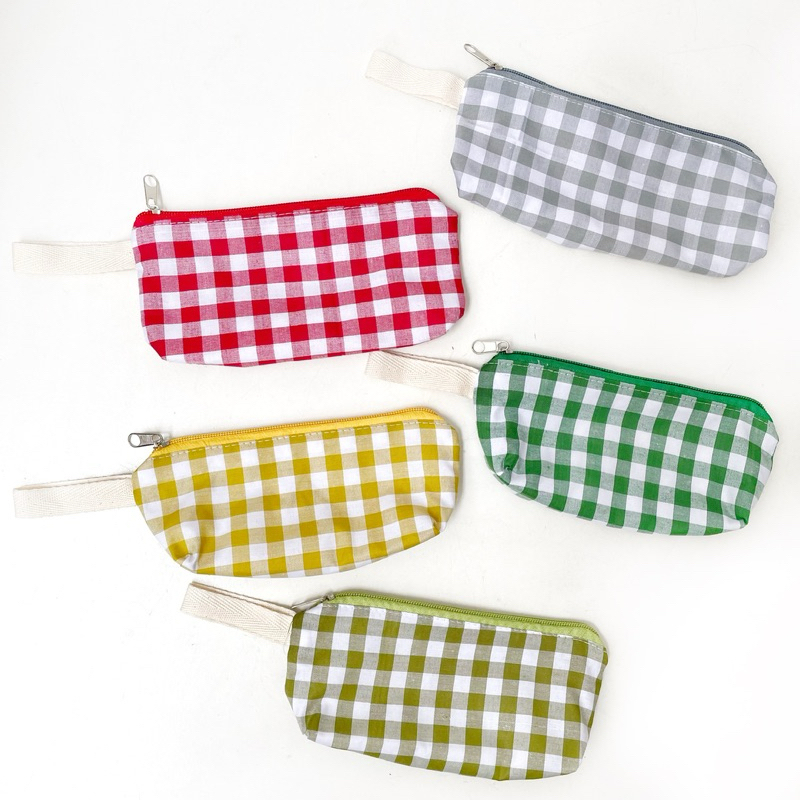 

Pencil case gingham