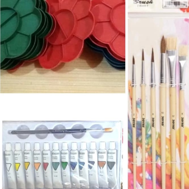 

KODE J2L4 Paket Lukis kuaspaletcat akrilik