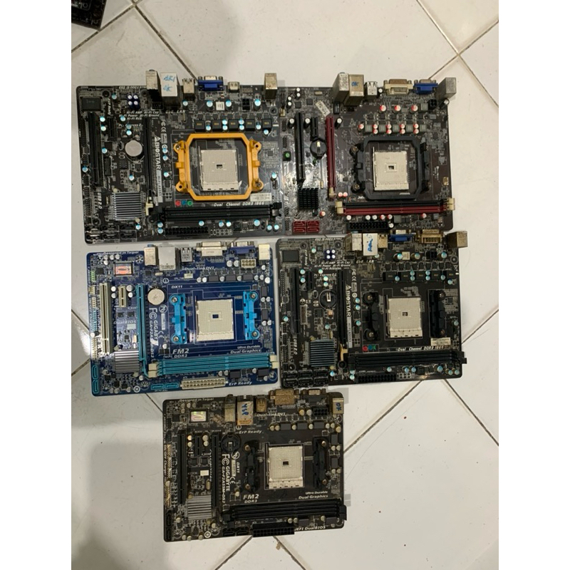 Motherboard amd socket fm2 , normal, mobo fm2, minus non backpanel