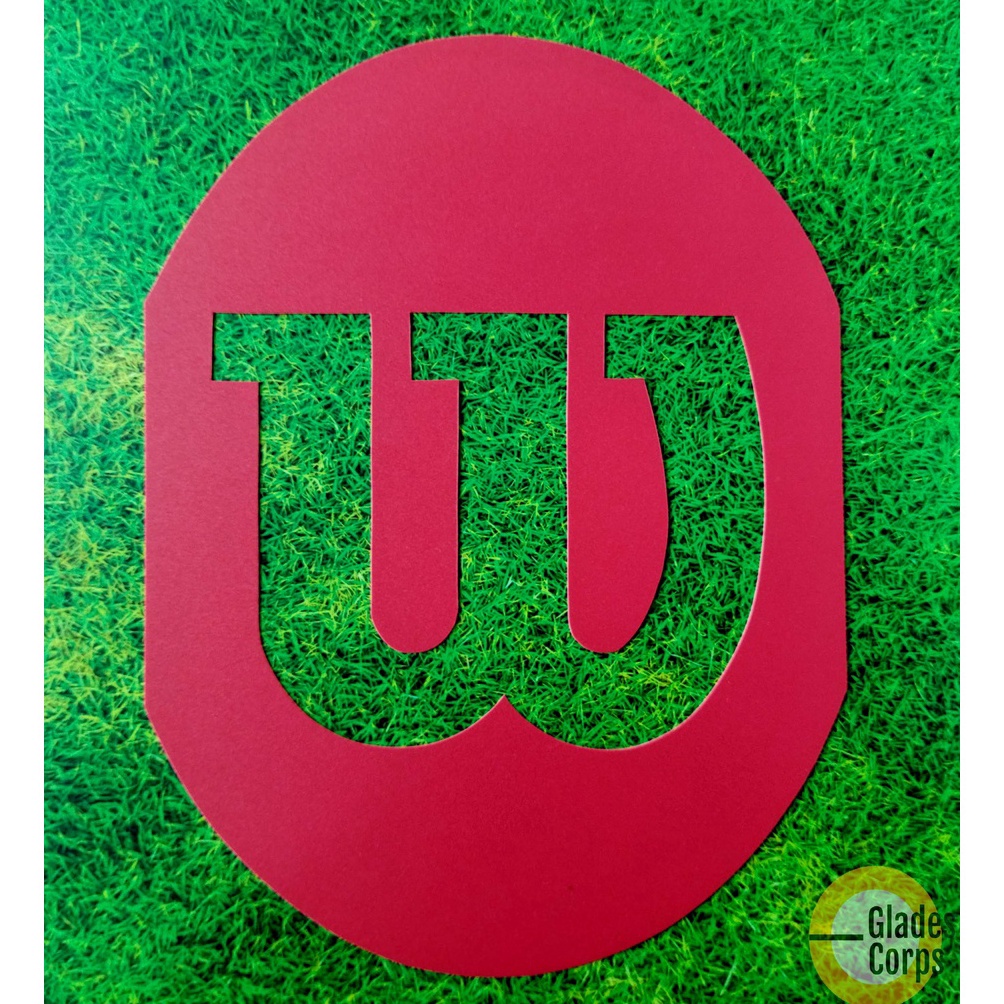 

KODE Q4Q2 Stencil Card Tenis Cetakan Logo Raket Tenis