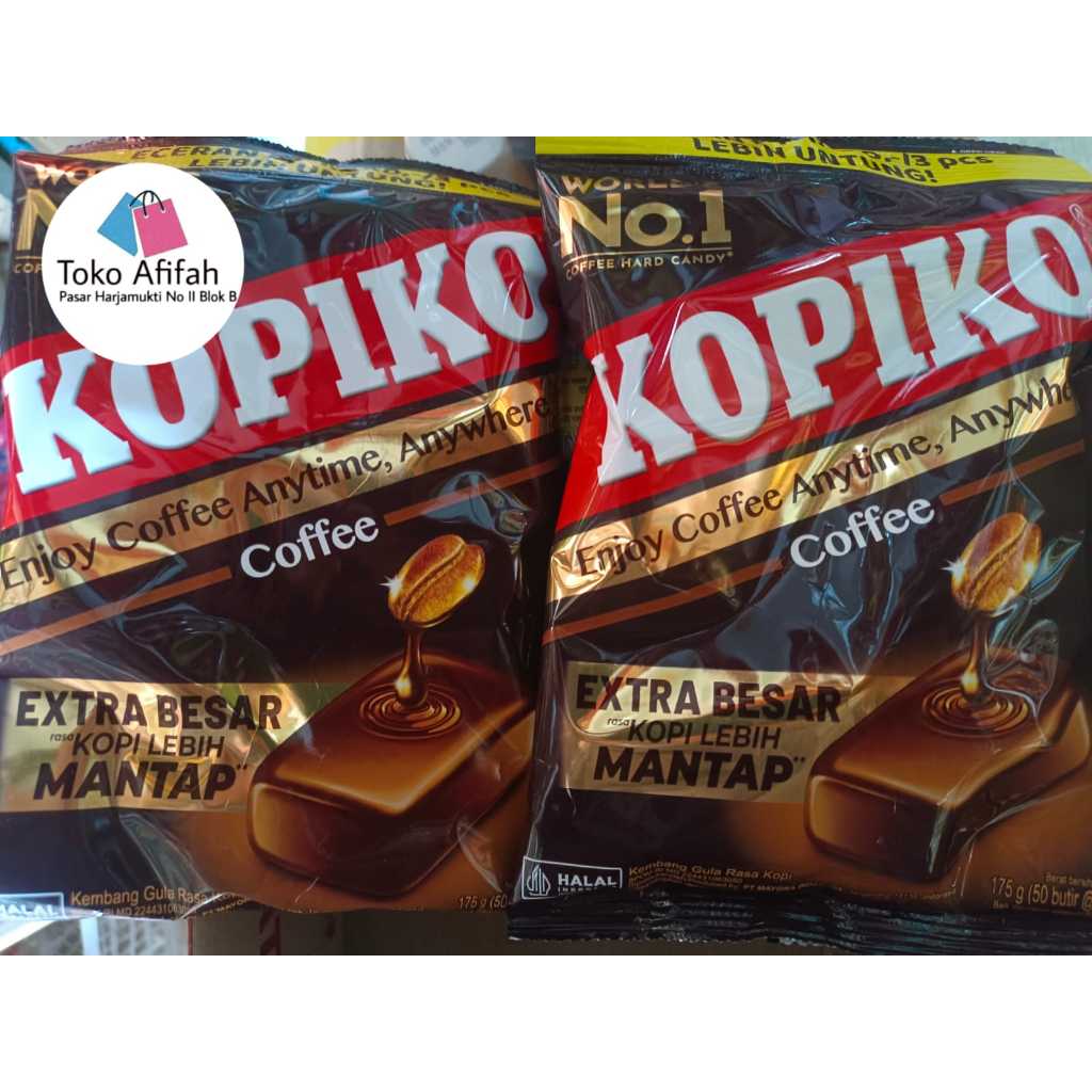 

PERMEN KOPIKO COFFEE CANDY - 175gr (isi 50) EXTRA BESAR PROMO!!