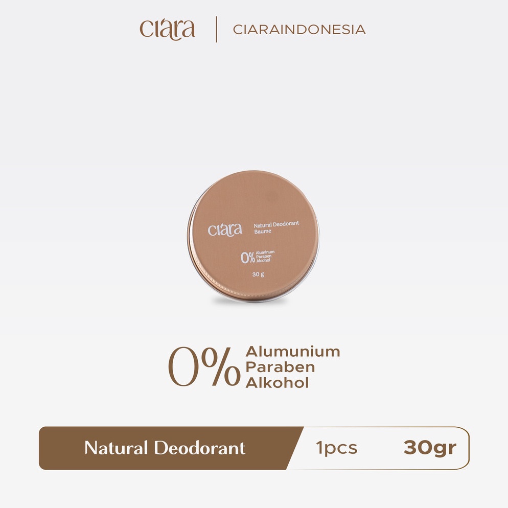 Ciara Deodorant Alami Penghilang Bau Badan Dan Ketiak Natural Anti Odor 3gr 1 Bahan Alami b U3G8