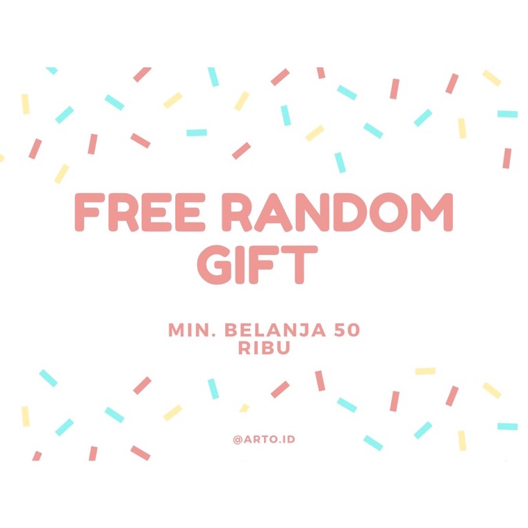 

FREE RANDOM GIFT SPECIAL PROMOTION KODE S5P3