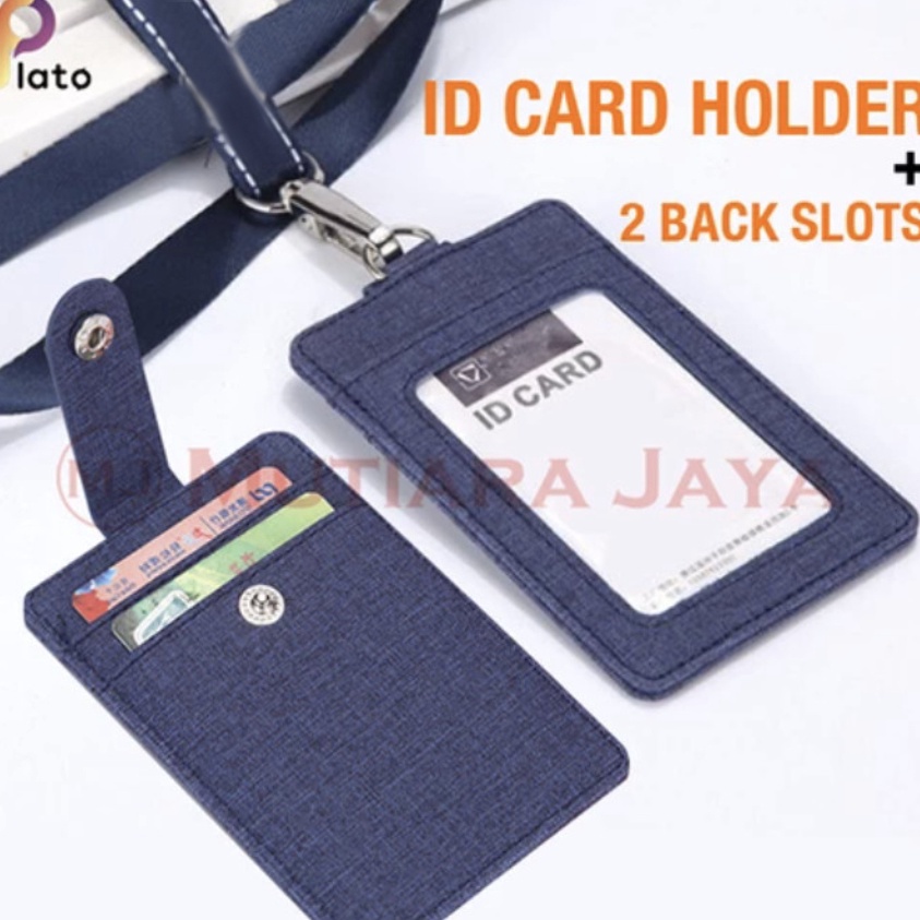 

PLATO Tempat Kartu ID Name Tag ID Card Holder KODE V6B5