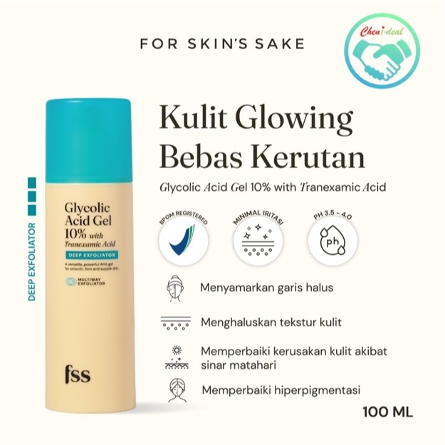 FSS For Skin's Sake Glycolic Acid Gel 10% with Tranexamic Acid