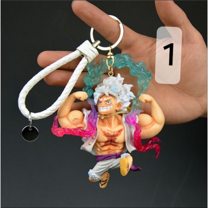 Gantungan Kunci Luffy Nika Choper Zoro One piece