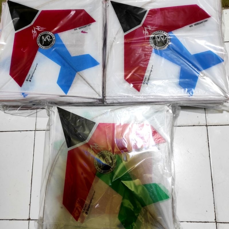 PROMO TERBATAS-layangan sukoi - layangan sukoi super petung 3 warna - Super Petung - layangan aduan 