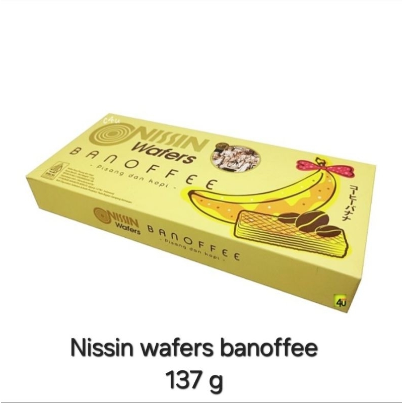 

Nissin wafers banoffee 137g