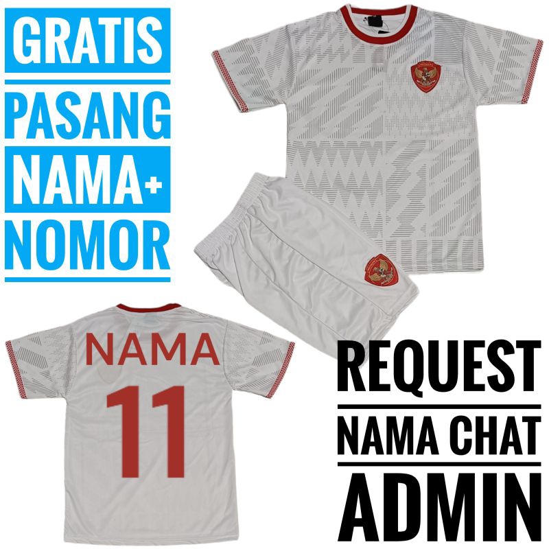 Jersey TIMNAS INDONESIA AWAY/setelan Jersey FRENDLY MATCH INDONESIA VS PORTUGAL/SETELAN BAJU BOLA AN