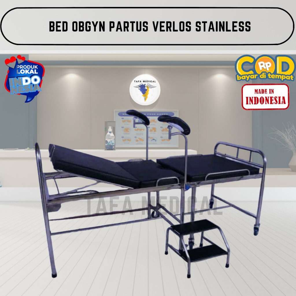 Bed Obgyn Verlos Partus Stainless
