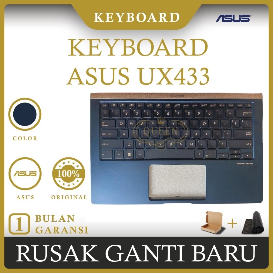 KEYBOARD FRAME LAPTOP ASUS Zenbook UX433 UX433FA UX433FN ORIGINAL