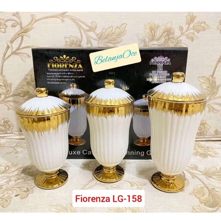 Toples Keramik Marble Fiorenza Set 3 Pcs (ORIGINAL)