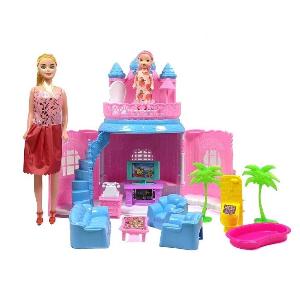 KODE R53T COD GRATIS ONGKIR MAINAN CASTLE ISTANA BARBIE  MAINAN RUMAH RUMAHAN BARBIE  MAINAN ISTANA 