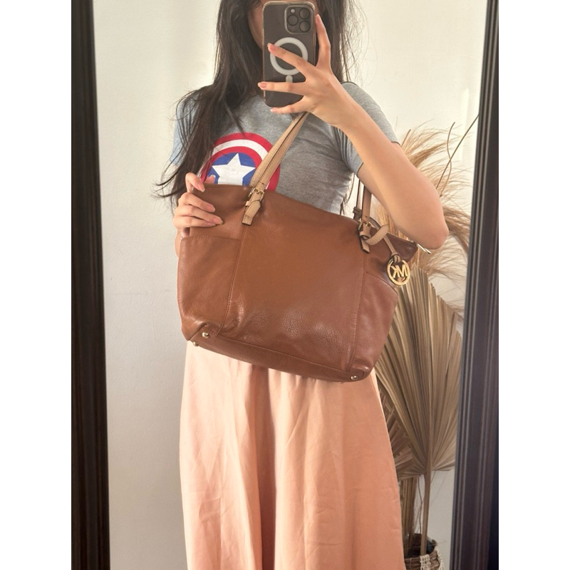 MK tote bag coklat