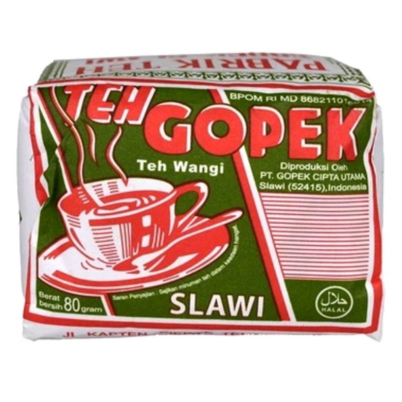 

Teh gopek 1pcs 40gram