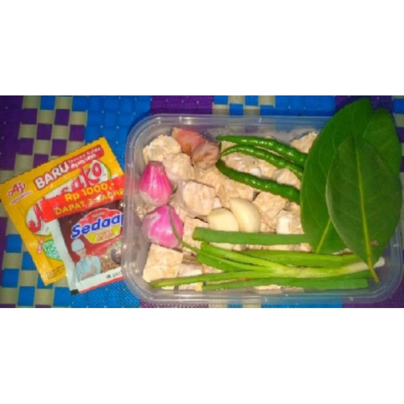 

Paket tumis tempe orek..